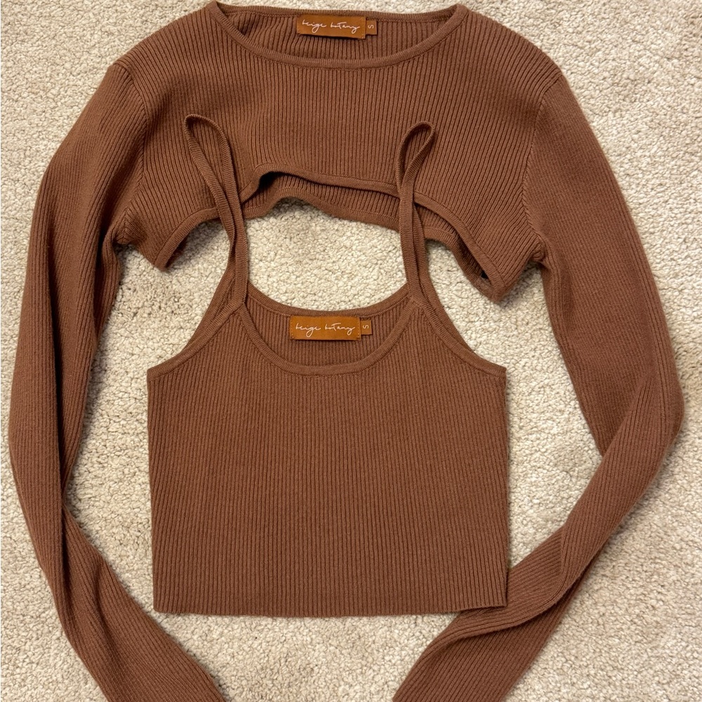 Two Piece Knit Top